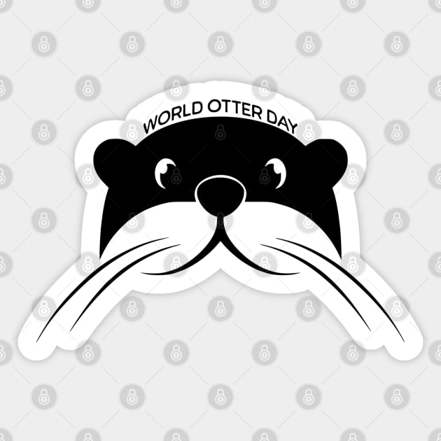 World Otter Day Sticker by HolidayBug